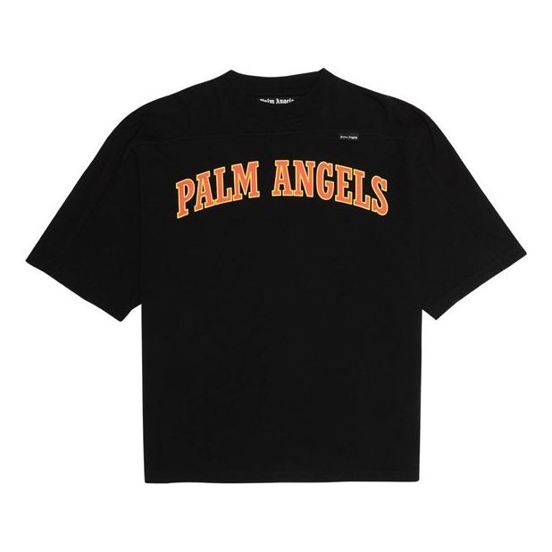 PALM ANGELS New College Logo Oversized Tee Logo Tee PMAA047R204130271088