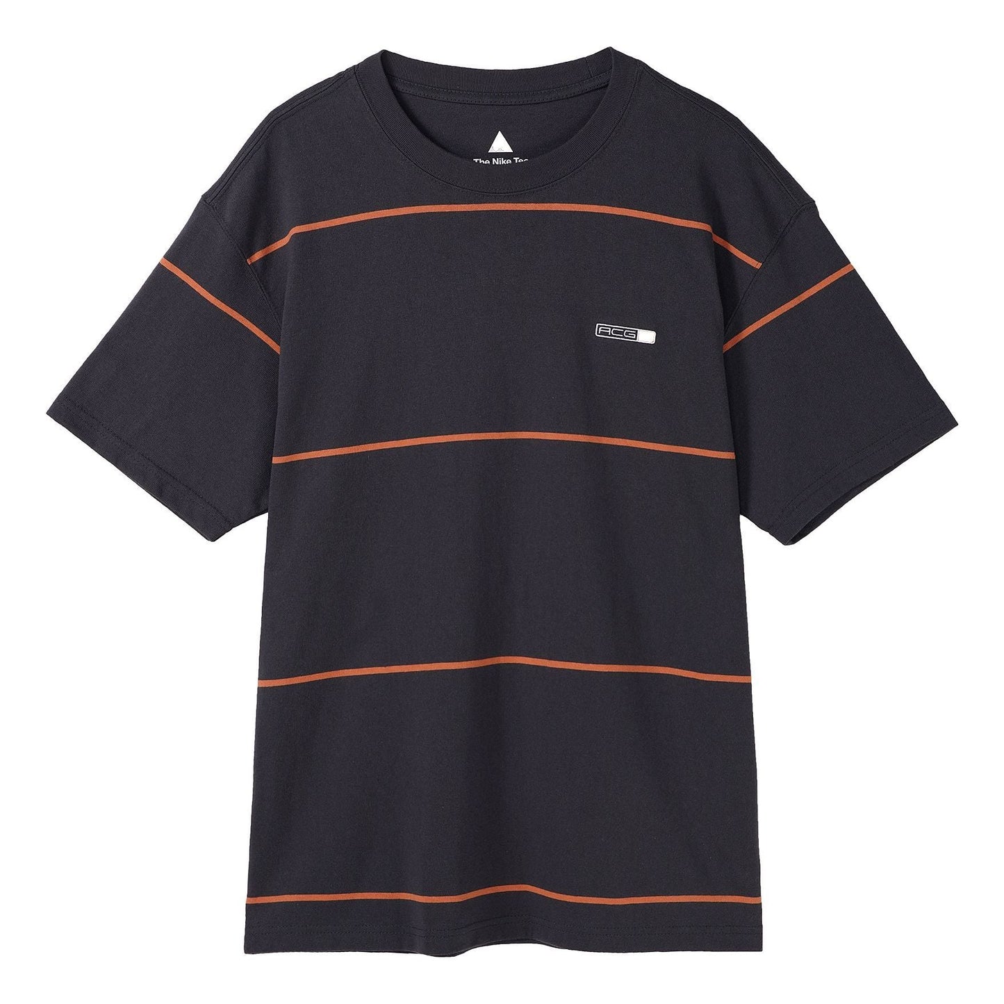 Nike SS22 ACG Stripe Round Neck Pullover Short Sleeve Gray DQ4957-070