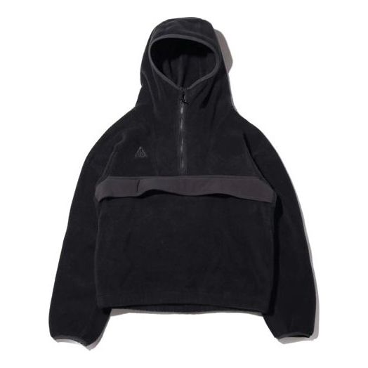 (WMNS) Nike x ACG Half Zipper Fleece Pullover 'Black Anthracite' CU4115-010