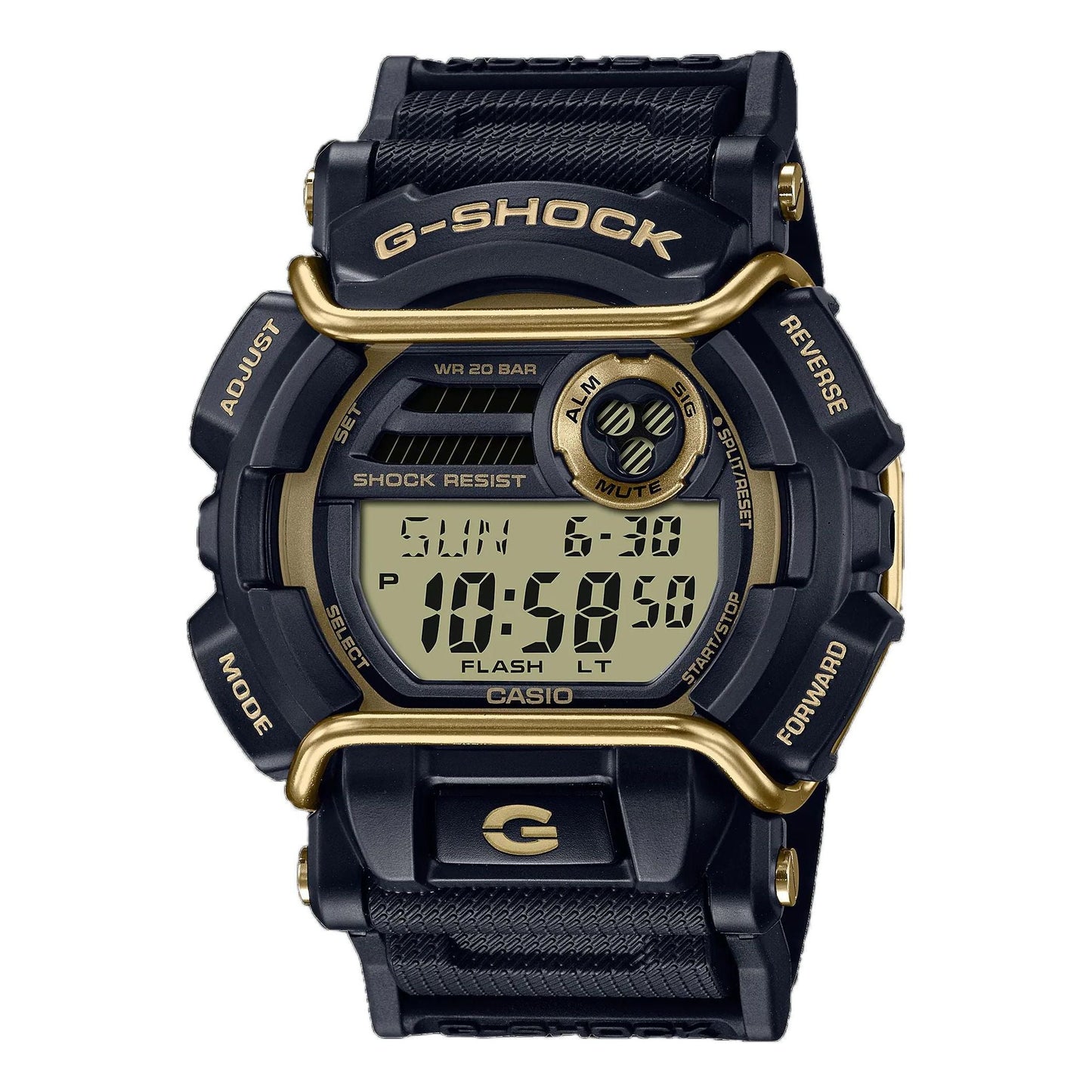 CASIO G-Shock Digital 'Black Gold' GD-400GB-1B2