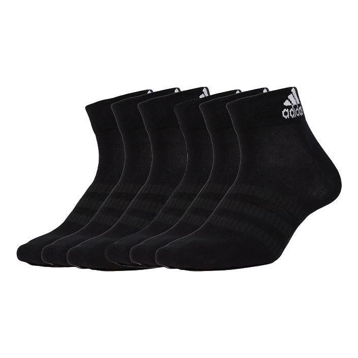 adidas Unisex LIGHT ANK Basketball Socks Combination Pack Black DZ9436