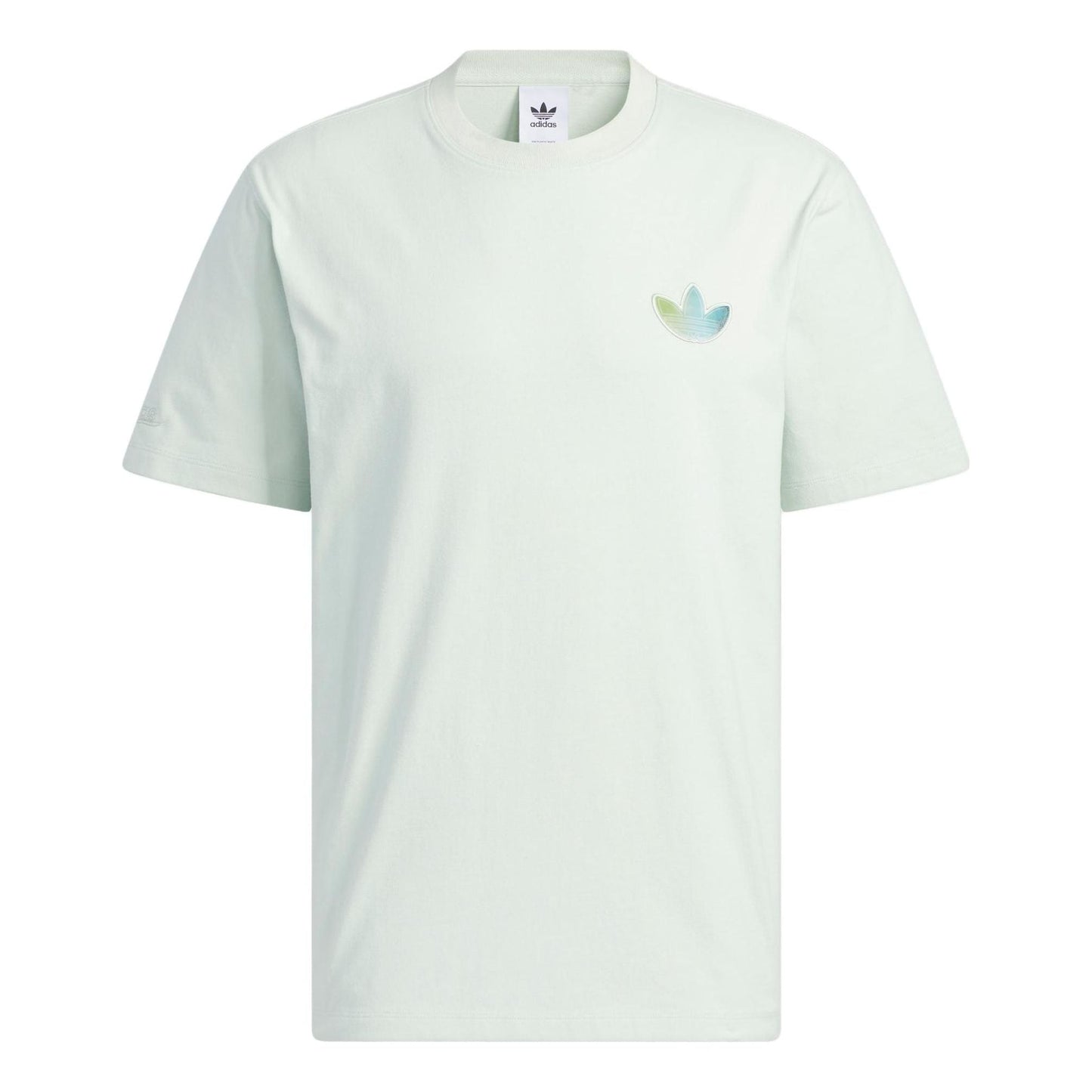 adidas Short Sleeve Classic Graphic T-shirt Asia Sizing 'Linen Green' IK8682