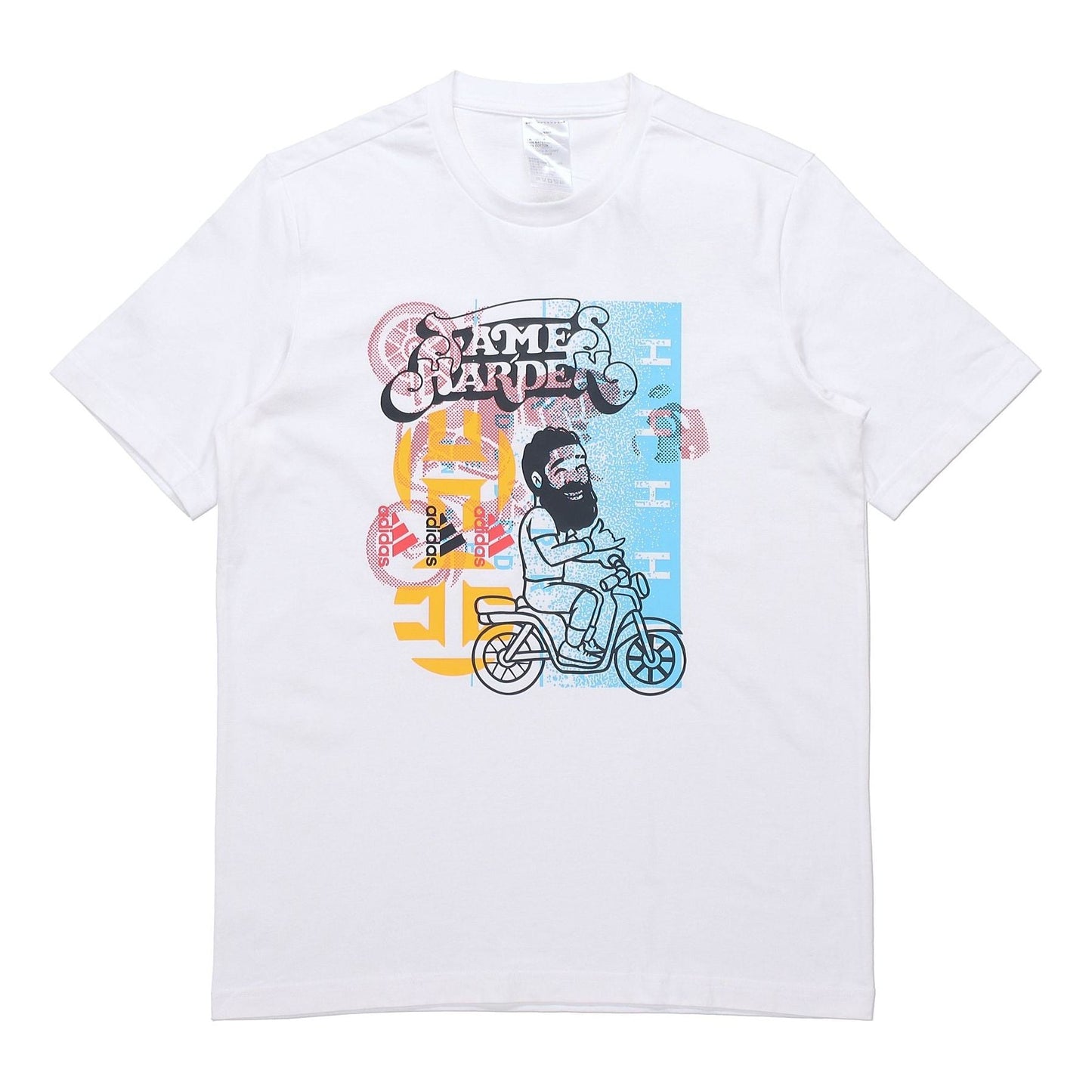 adidas Hdn Avatar Sc Basketball Athleisure Casual Sports Short Sleeve White GP3431