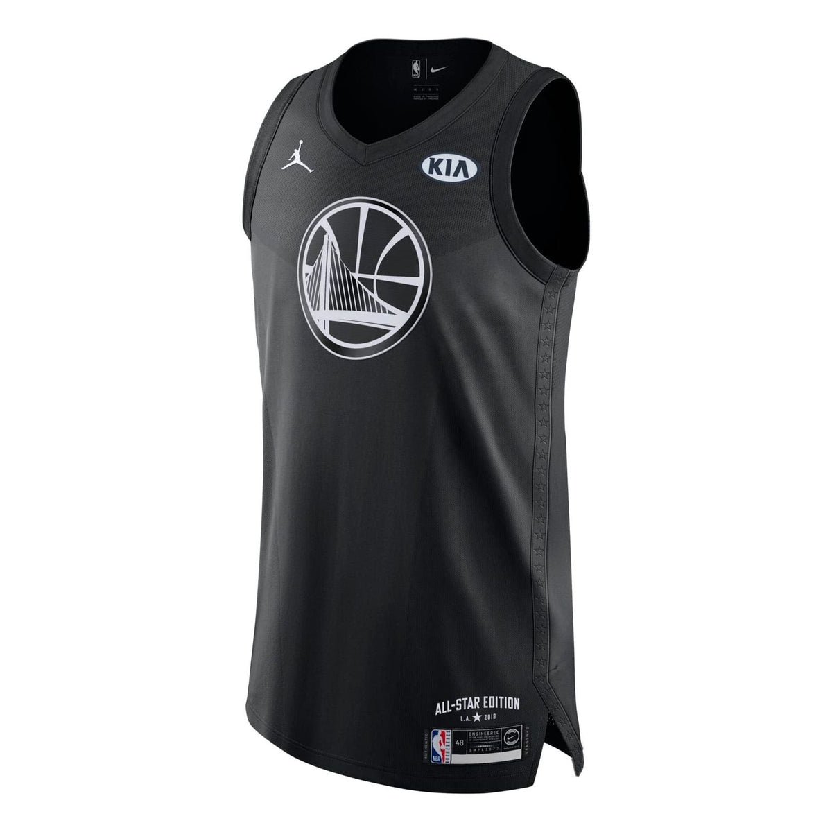 Air Jordan Stephen Curry All-Star Edition Authentic Jersey AU Black 928867-011
