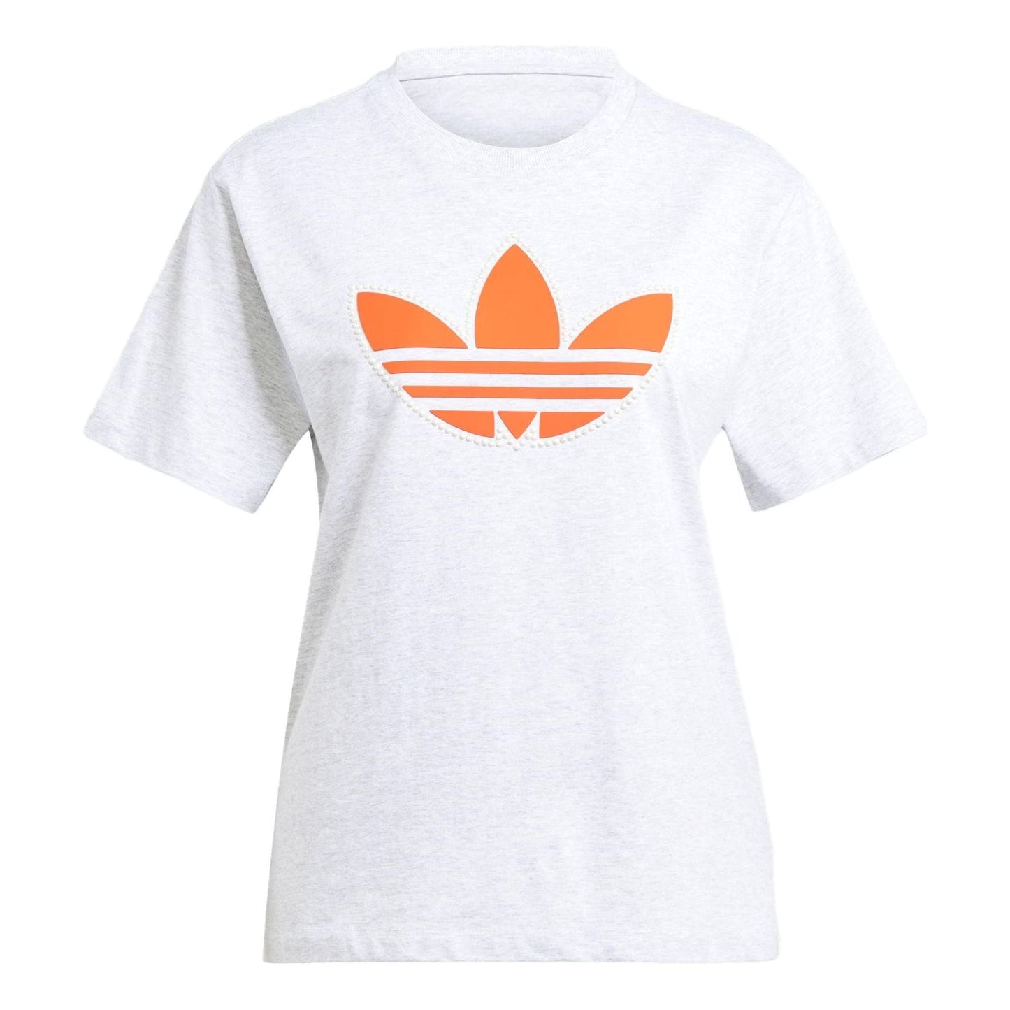 (WMNS) adidas originals Pearl Trefoil Logo T-Shirt 'White' IL2424