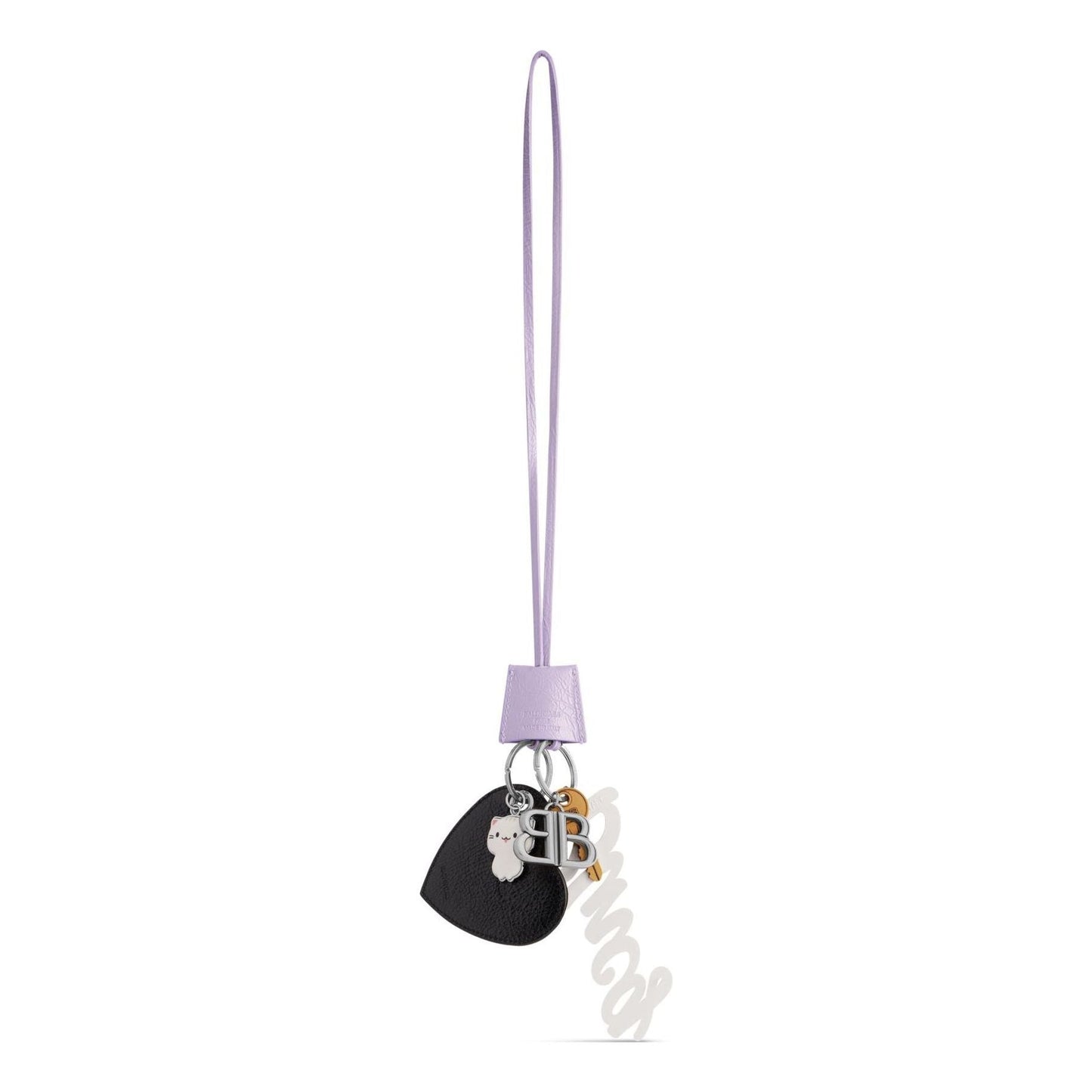 (WMNS) Balenciaga Le City Charm Heart 'Light Purple Black' 7956502AA9C5360