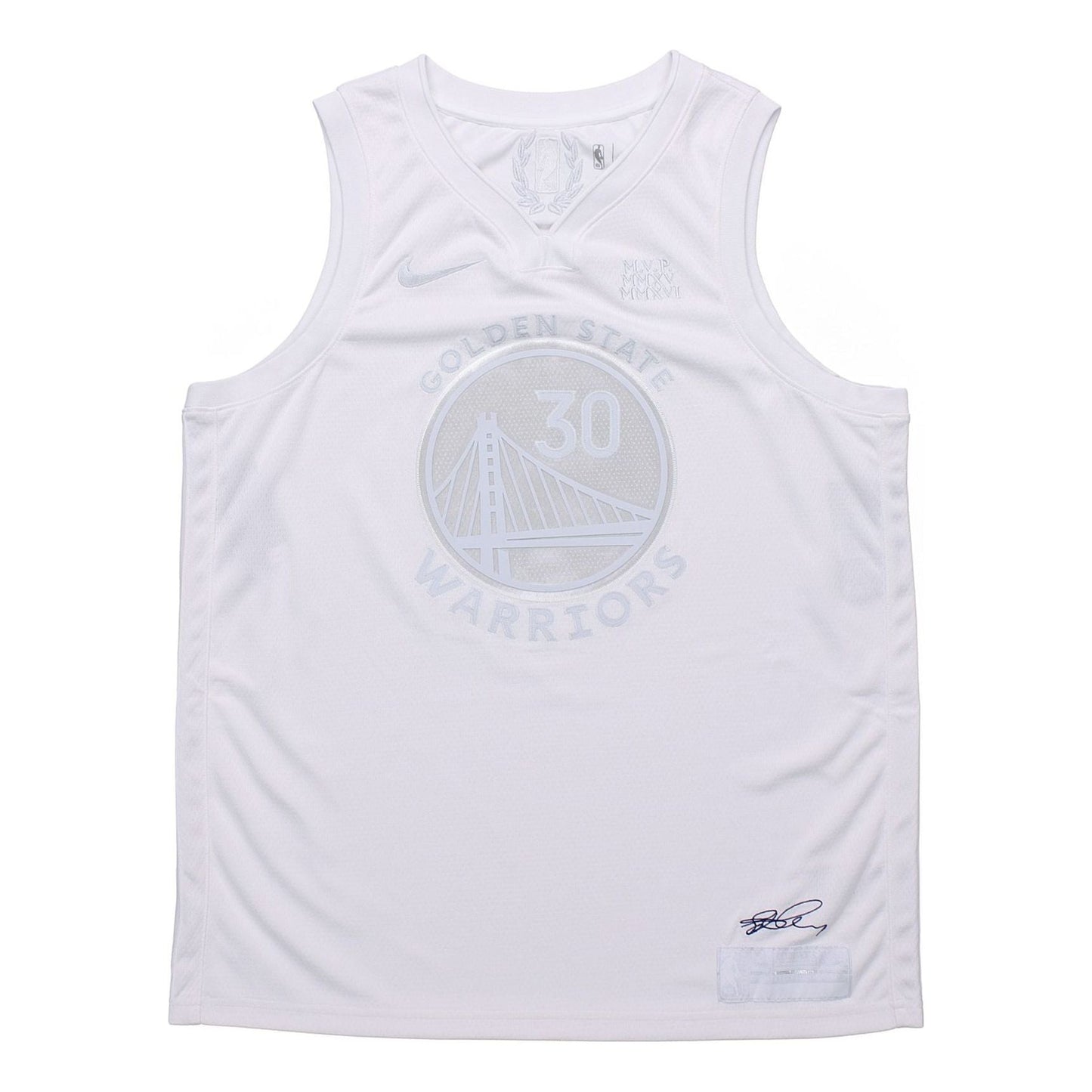 Nike NBA Jersey Stephen Curry Warriors MVP Golden State Warriors Basketball White CT4203-100