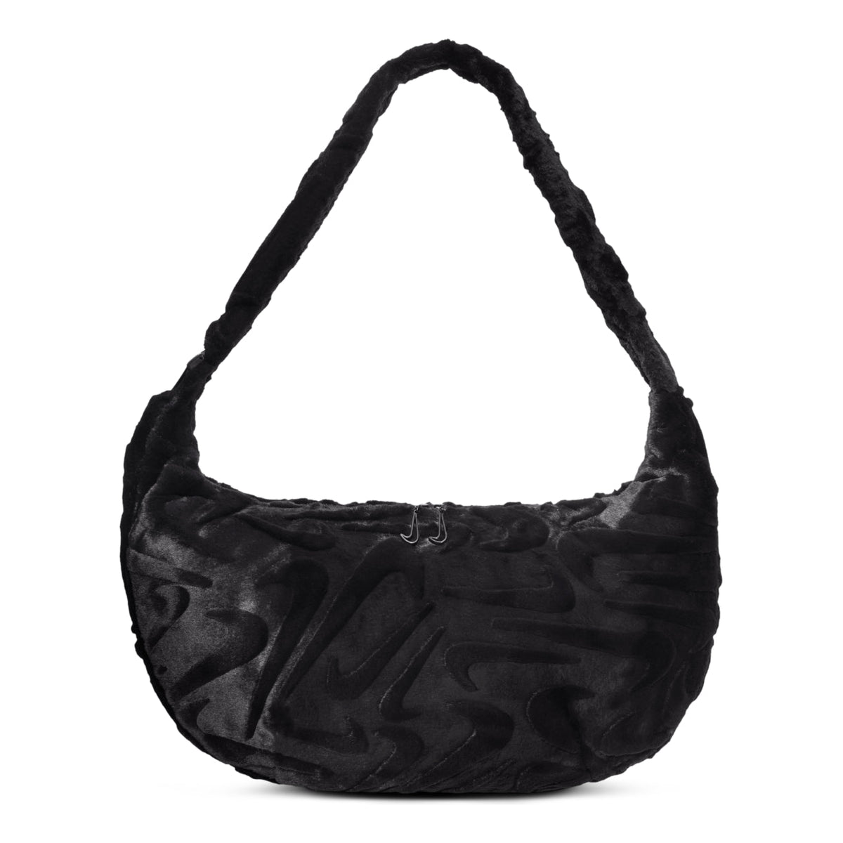 Nike Sportswear Faux Fur Slouchy Bag 'Black' HQ7515-010