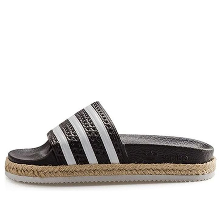 (WMNS) adidas Adilette Bold 'Black' CQ3093