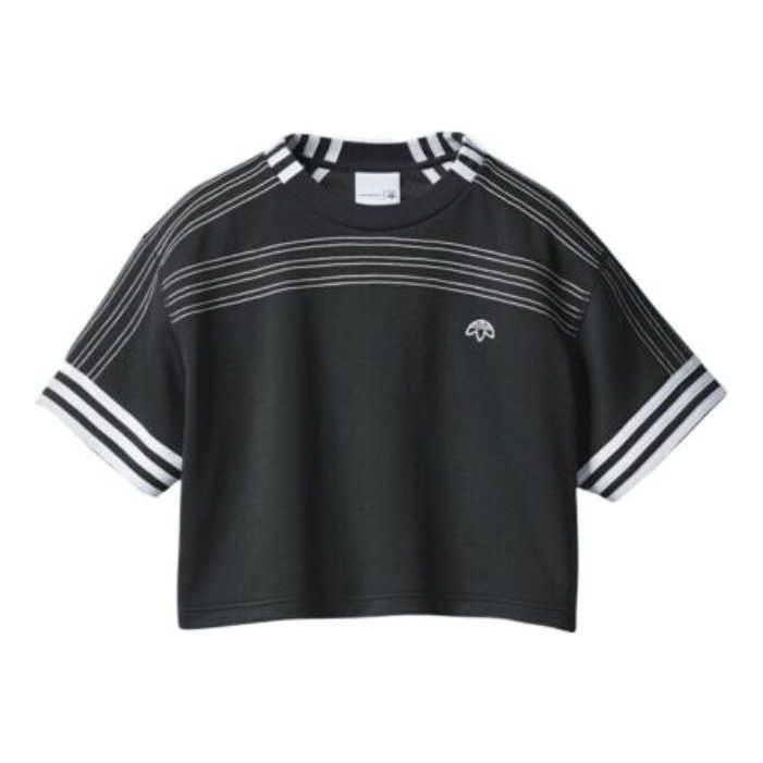 (WMNS) adidas x Alexander Wang Cutsew Womens Cropped 'Black' BR9215