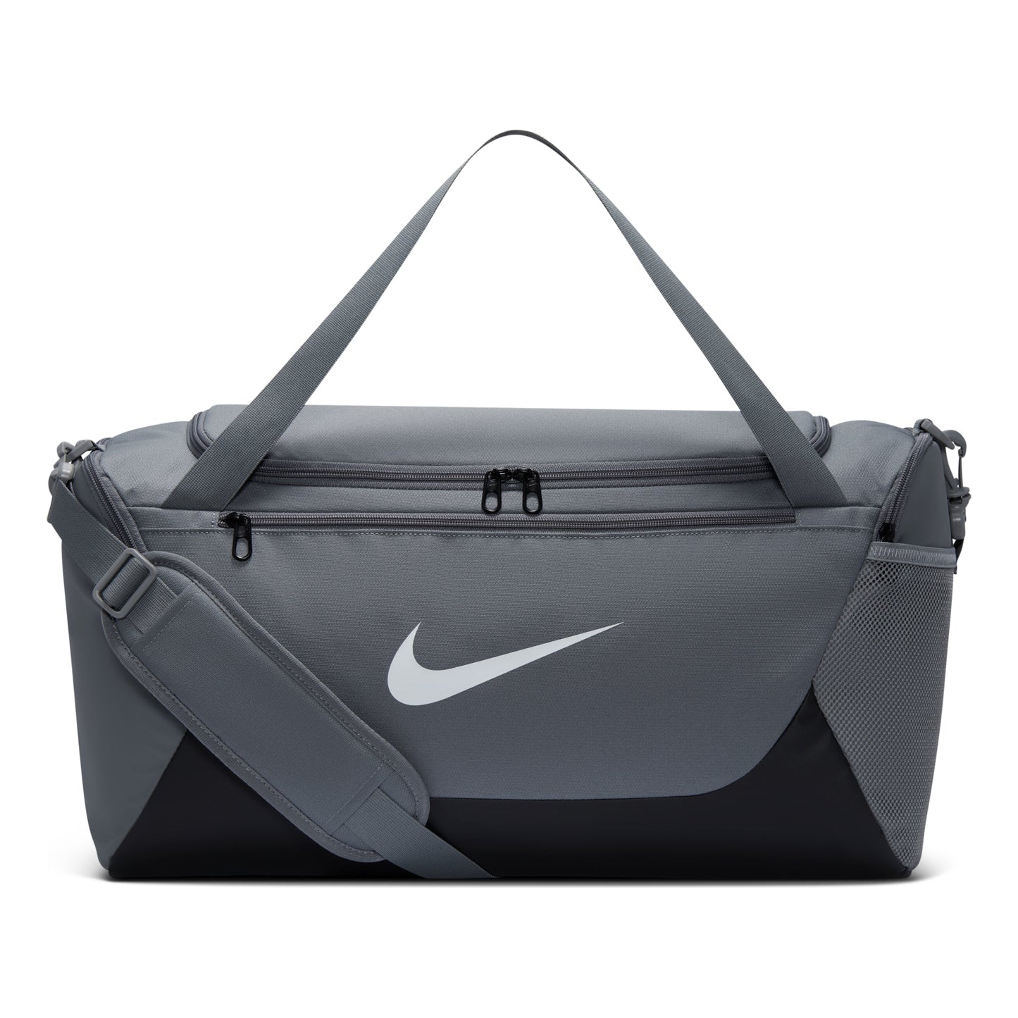 Nike Brasilia 40L Small Duffel Bag 'Smoke Grey Black White' IB4394-084