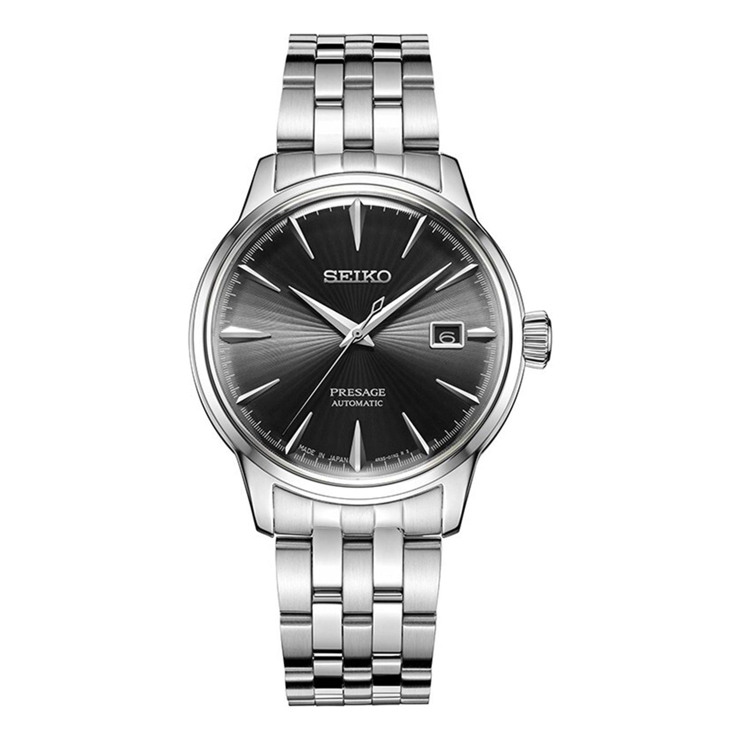 Men's SEIKO Series Casual waterproof Mechanical Black SRPE17J1