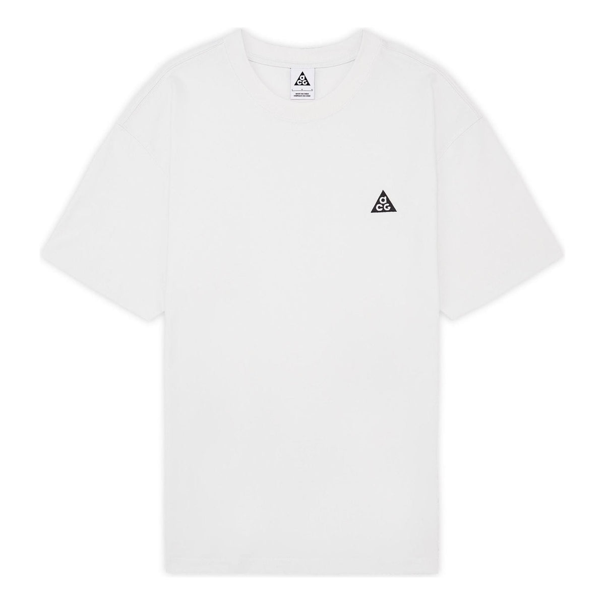 Men's Nike x ACG SS22 Solid Color Round Neck Loose Short Sleeve White T-Shirt DJ3643-121