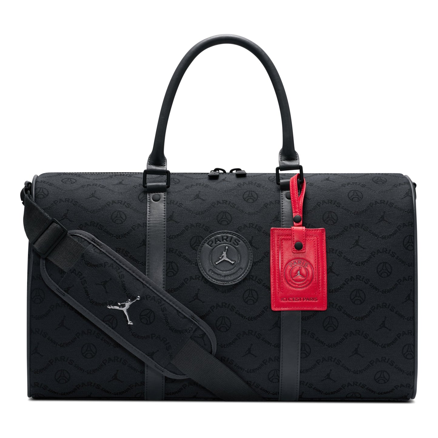 Air Jordan x Paris Saint-Germain Monogram Duffel Bag 25L 'Black' IQ3208-060