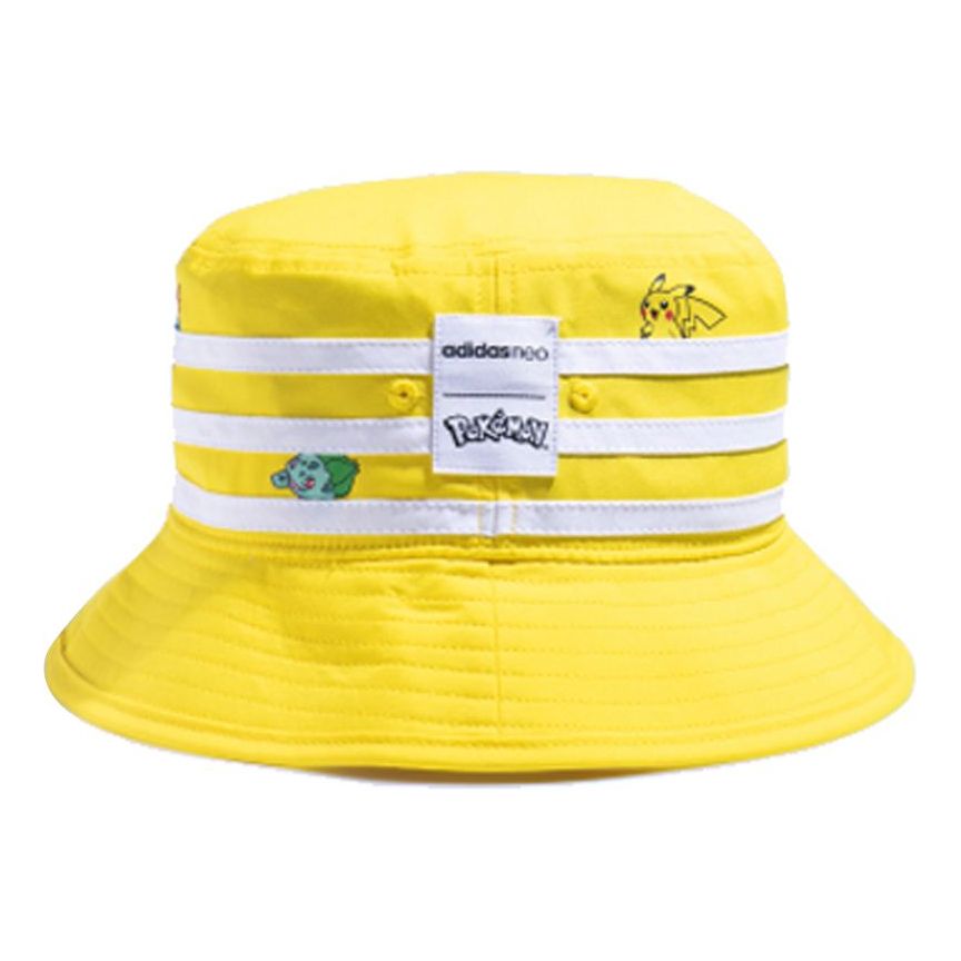 adidas neo x Pokemon Fisherman's hat Yellow FR5584