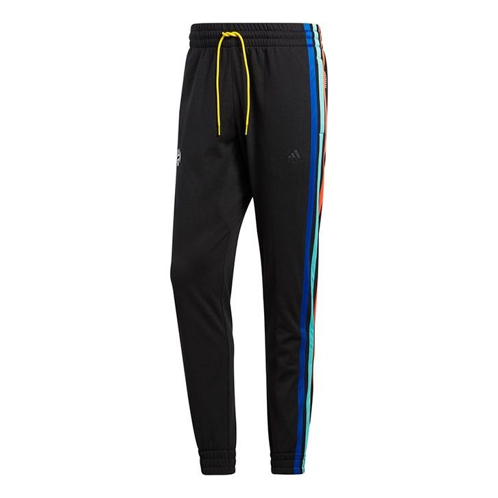 adidas Harden Fle Pant Basketball polar fleece Bundle Feet Sports Long Pants Black GP8111