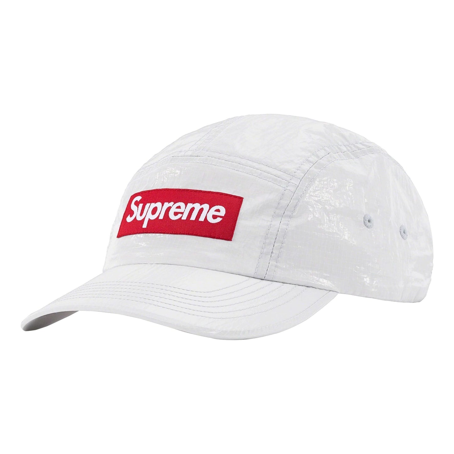 Supreme Gloss Ripstop Camp Cap 'White' SUP-FW23-2315