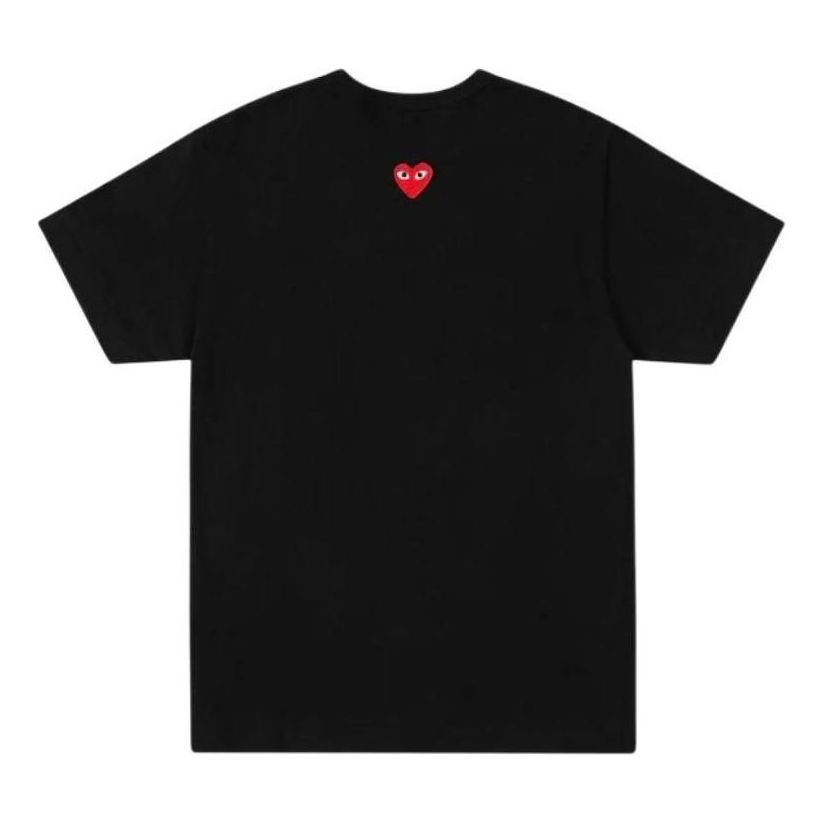COMME des GARCONS PLAY SS25 Heart Back Emblem T-Shirt 'Black' AX-T340-051-1
