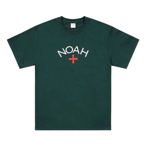 NOAH CORE LOGO TEE Short Sleeve Unisex Dark Green T13FW19DGN