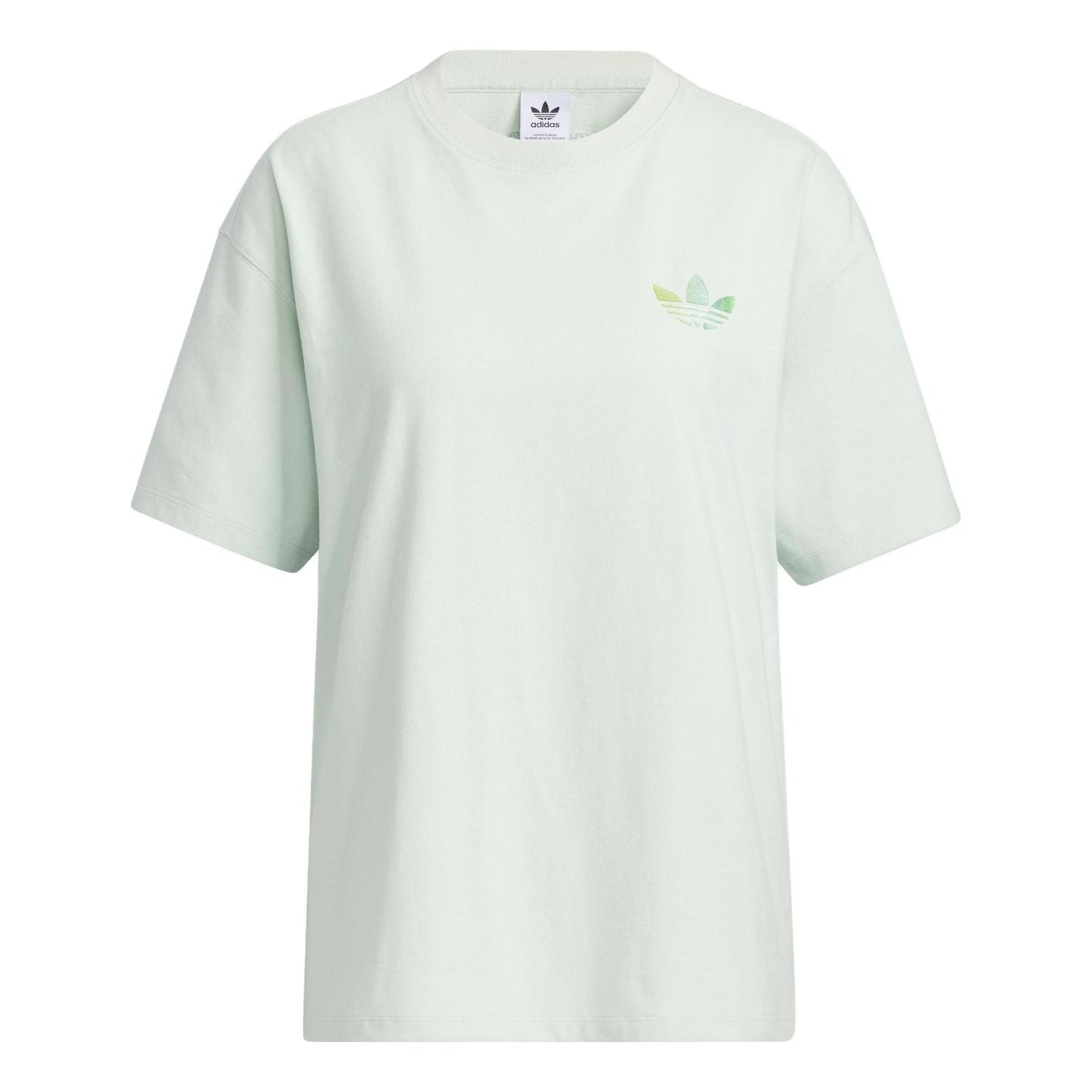 (WMNS) adidas originals Short Sleeve T-Shirt 'Green' IK8627