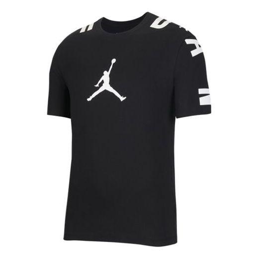 Air Jordan Flying Casual Sports Short Sleeve T-Shirt Men's Black CZ2490-010