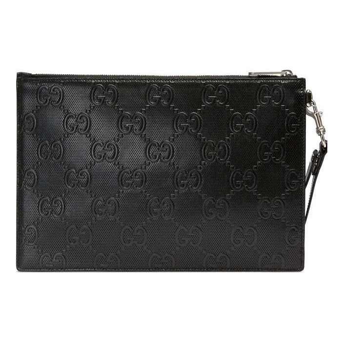 Gucci GG Embossed Pouch 'Black' 625569-1W3AN-1000