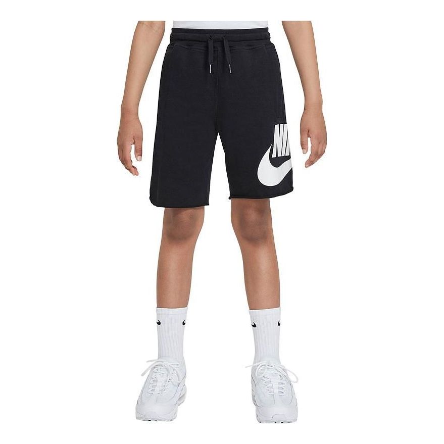 (PS) Nike Sportswear Fleece Shorts 'Black Wihte' AT3070-010