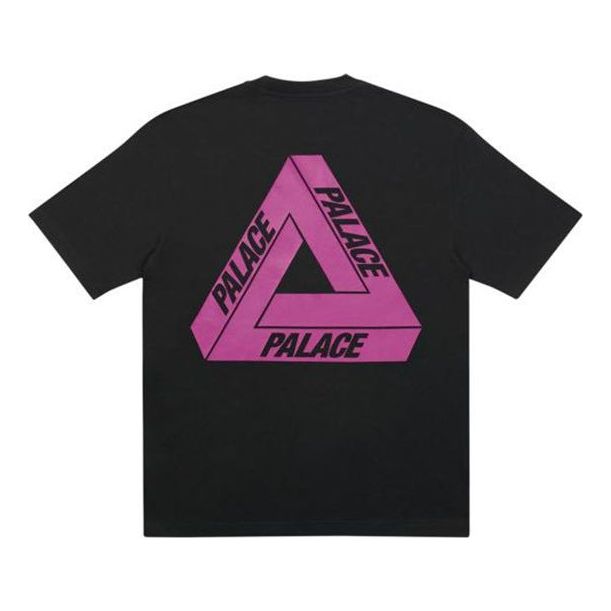 PALACE Tri-To-Help Charitable Limited Red Triangle Short Sleeve Black T-Shirt P18TS230