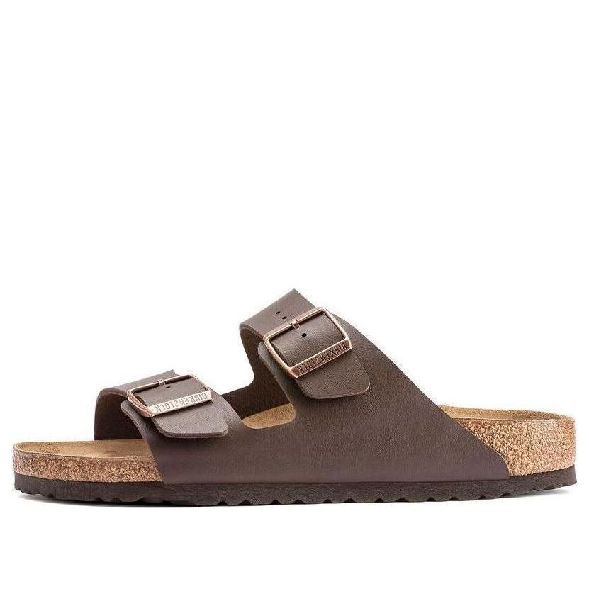 Birkenstock Arizona Birko Flor Narrow Fit 'Dark Brown' 0051703