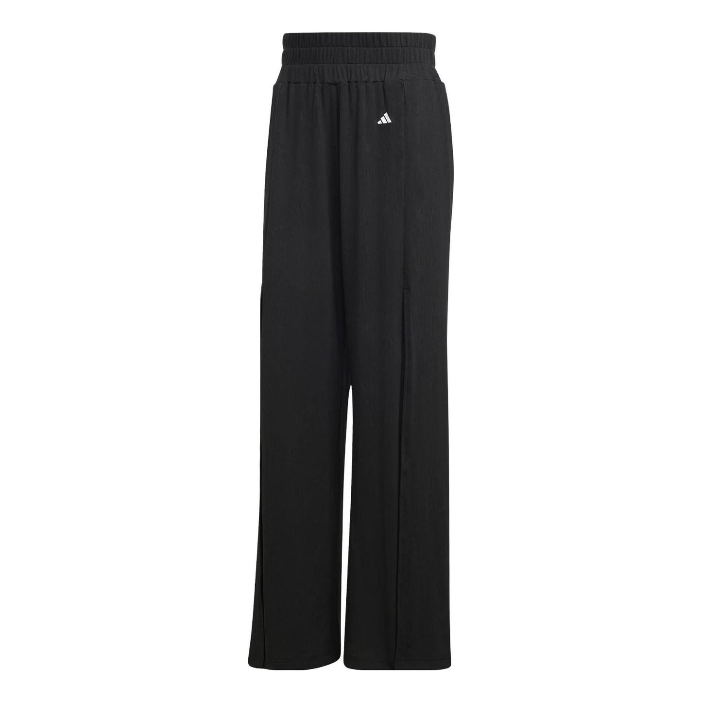 (WMNS) adidas Studio Logo Pants 'Black' HS8123