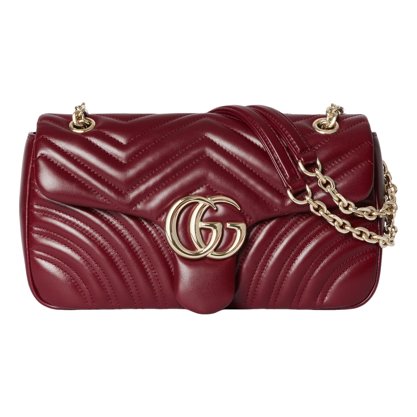 (WMNS) Gucci GG Marmont Medium Shoulder Bag 'Rosso Ancora Red' 837267-AAE38-6207