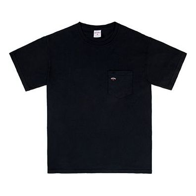 NOAH Pocket Tee Washed Short Sleeve Unisex Black NOAH-SS19-009