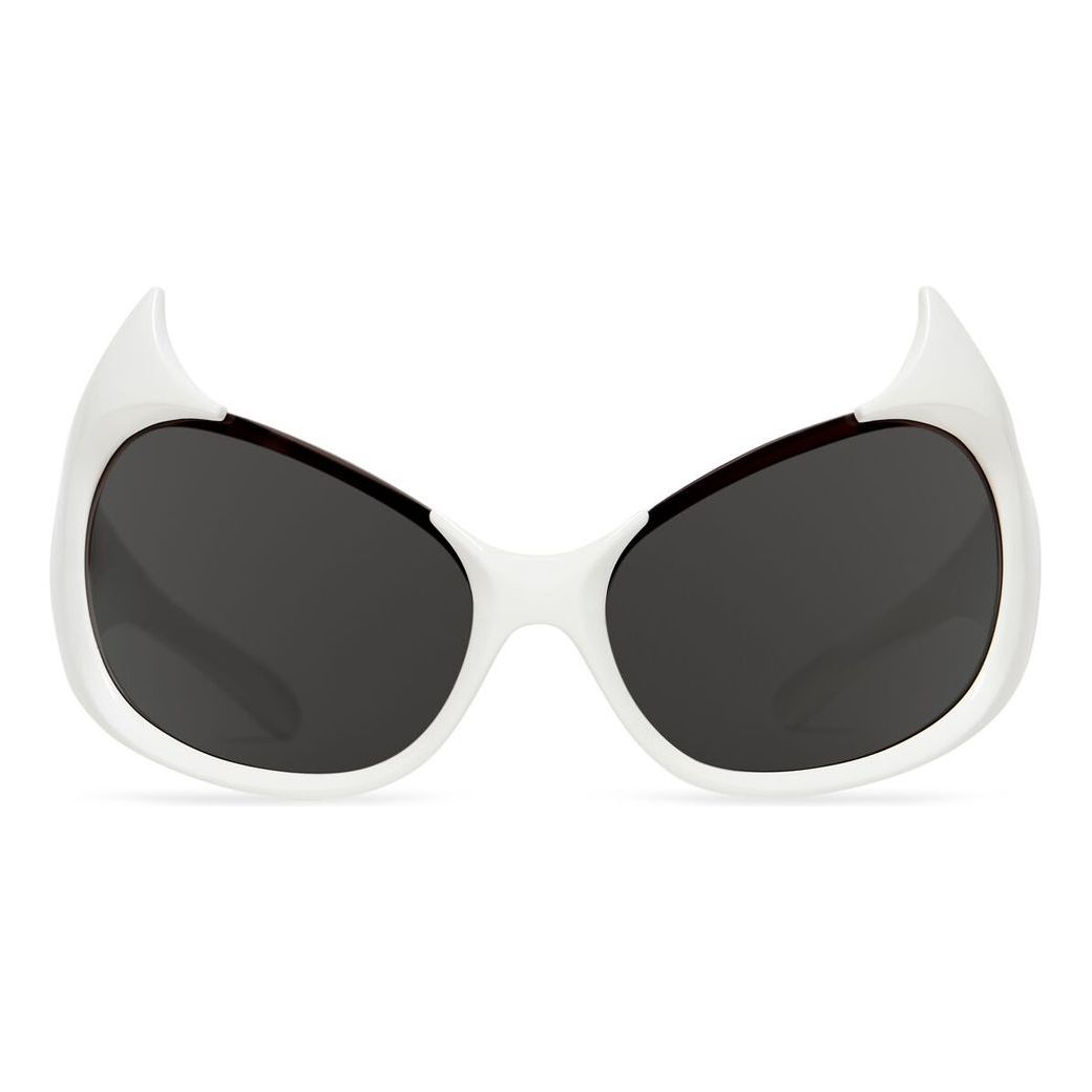 (WMNS) Balenciaga Gotham Cat Sunglasses 'White' 745061T00079000