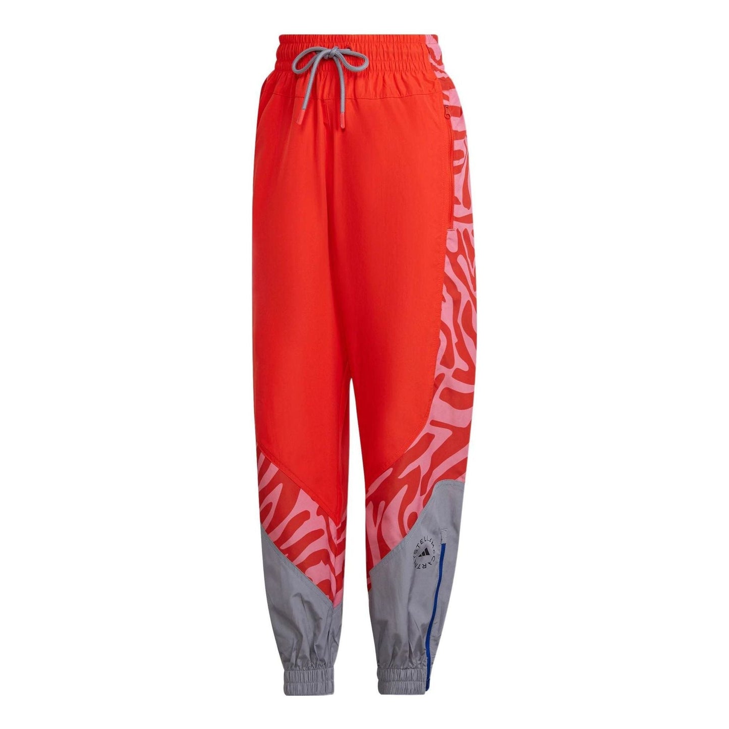 (WMNS) adidas by Stella McCartney Pants Asia Sizing 'Red Grey' HD9141