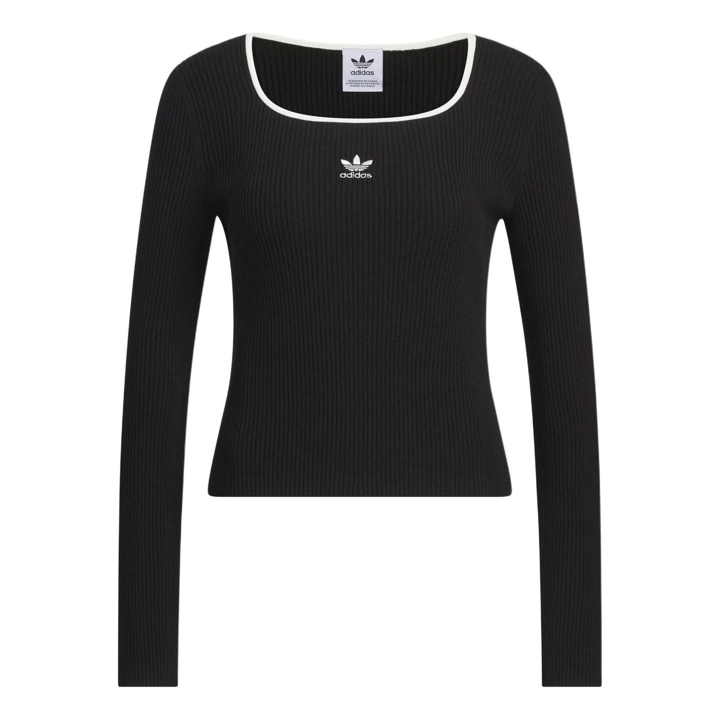 (WMNS) adidas Adi Long Sleeve Fully Fashion Sweater Asia Sizing 'Black' JM8052