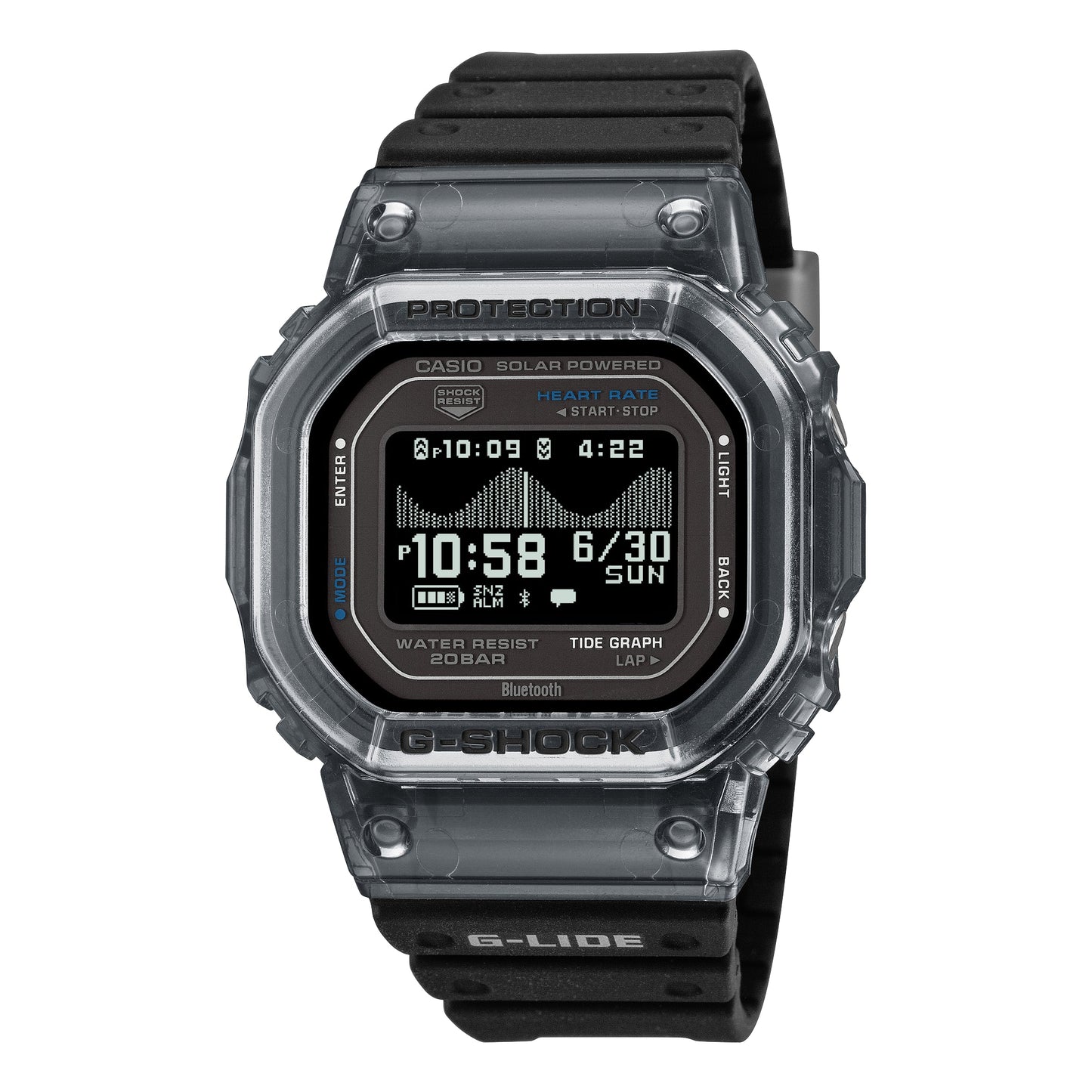 CASIO G-LIDE GBX-H5600 Series Digital 'Black' GBX-H5600-1