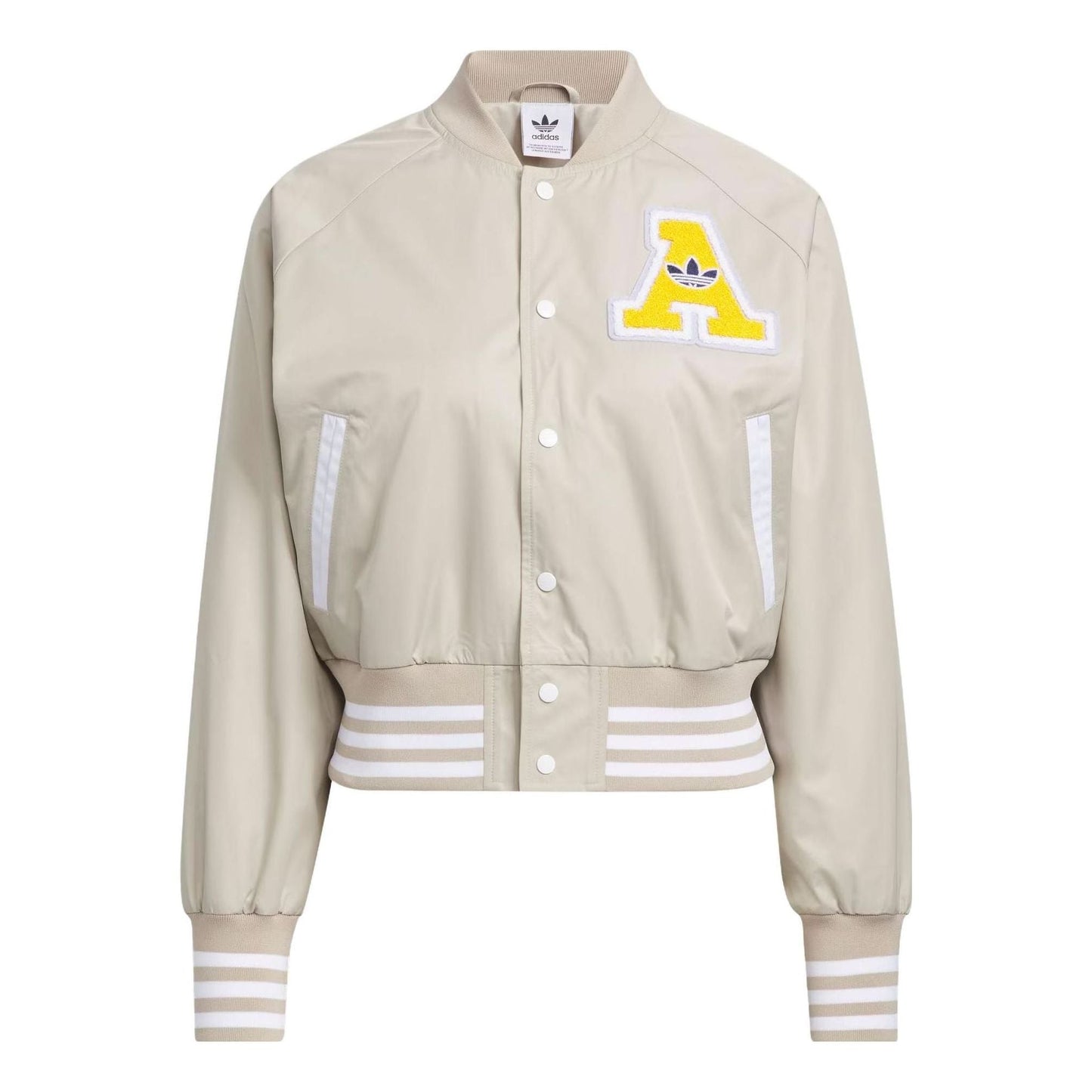 (WMNS) adidas Originals Collegiate Bomber Jackets 'Beige' IU4770