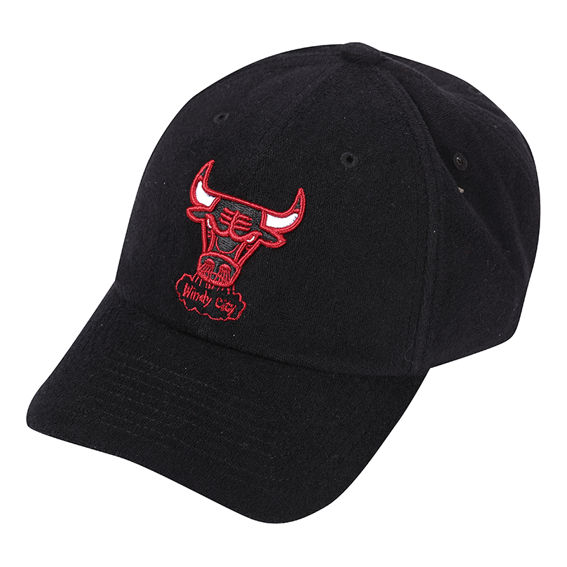 Mitchell & Ness x NBA Terry Cloth Strapback 'Chicago Bulls' HLUX4338-CBUYYPPPBLCK
