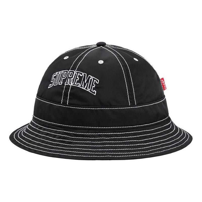 Supreme x Levi's Nylon Bell Hat 'Black White' SUP-FW19-841