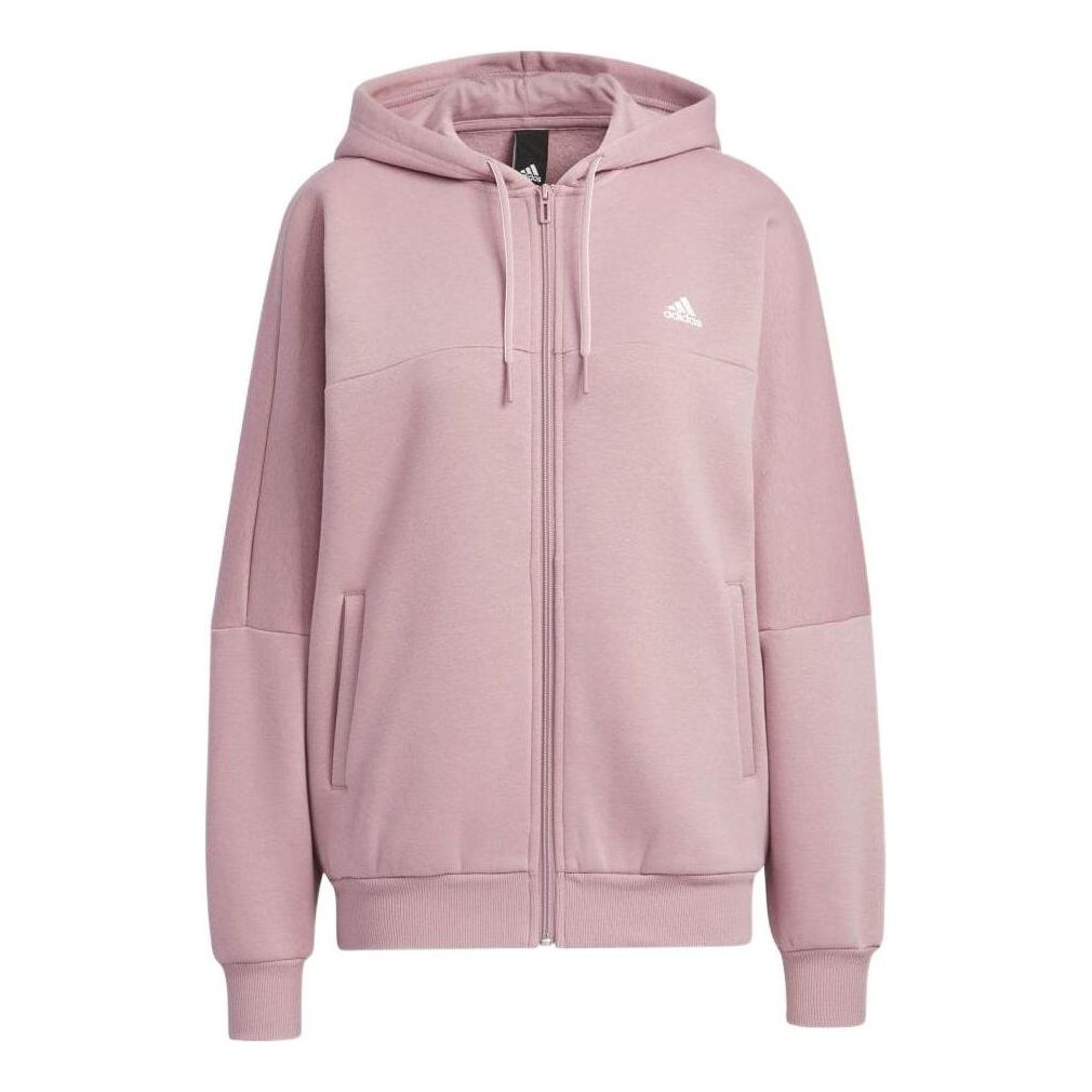 (WMNS) adidas Word Fleece Hoodie Asia Sizing 'Pink' HM2811
