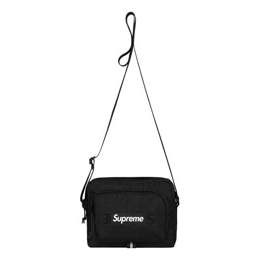 Supreme Shoulder Bag 'Black White' SUP-SS19-031