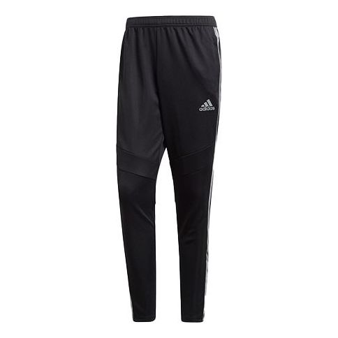 adidas Tiro19 Pnt Stripe Printing Sports Long Pants Black Gray DZ8771