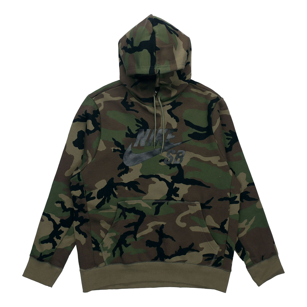 Nike SB Skateboard Fleece Hooded Pullover Men's Olive Green CN5354-222