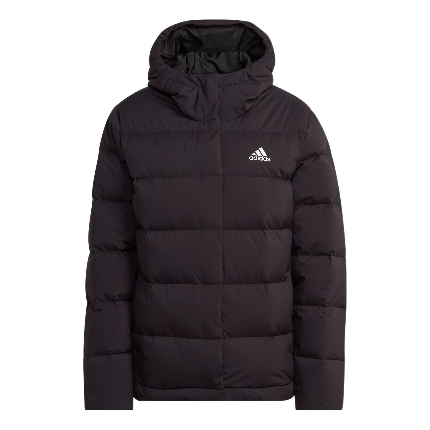 (WMNS) adidas Helionic Hooded Down Jacket Asia Sizing 'Black' HG8747