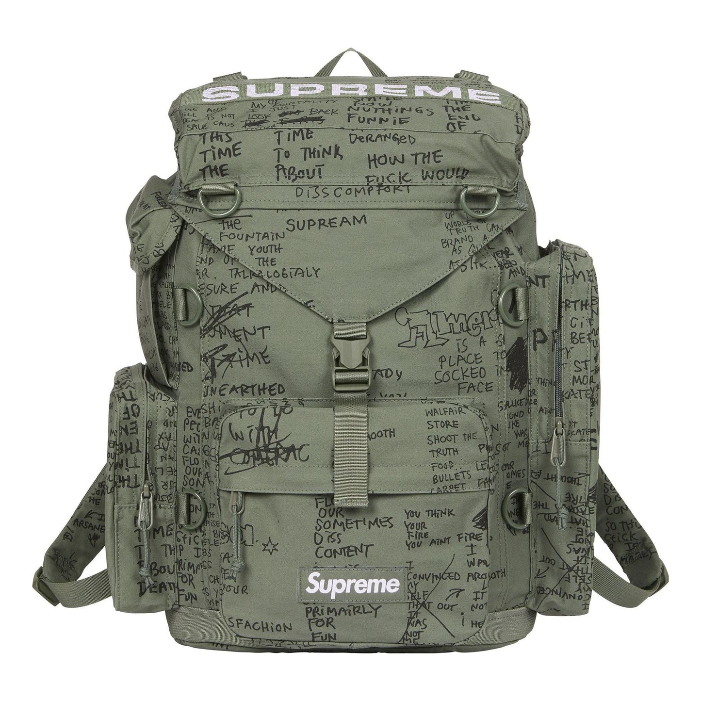 Supreme Field Backpack 'Olive Green Black' SUP-SS23-1091