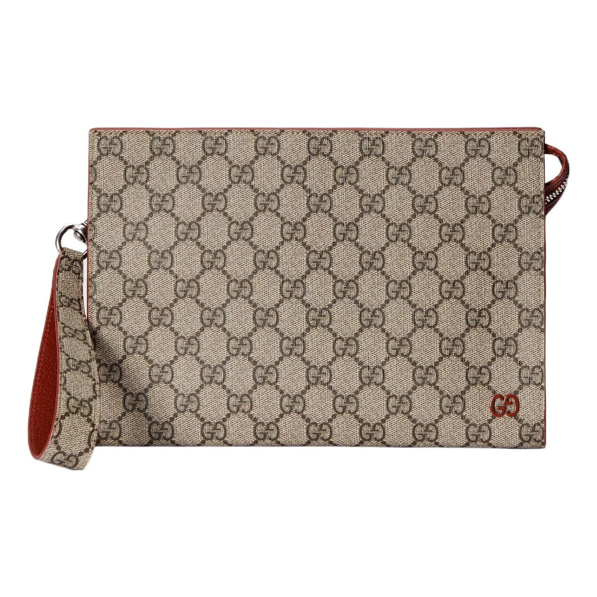 Gucci Pouch With GG Detail 'Beige Ebony Supreme' 768255-FACQC-9752