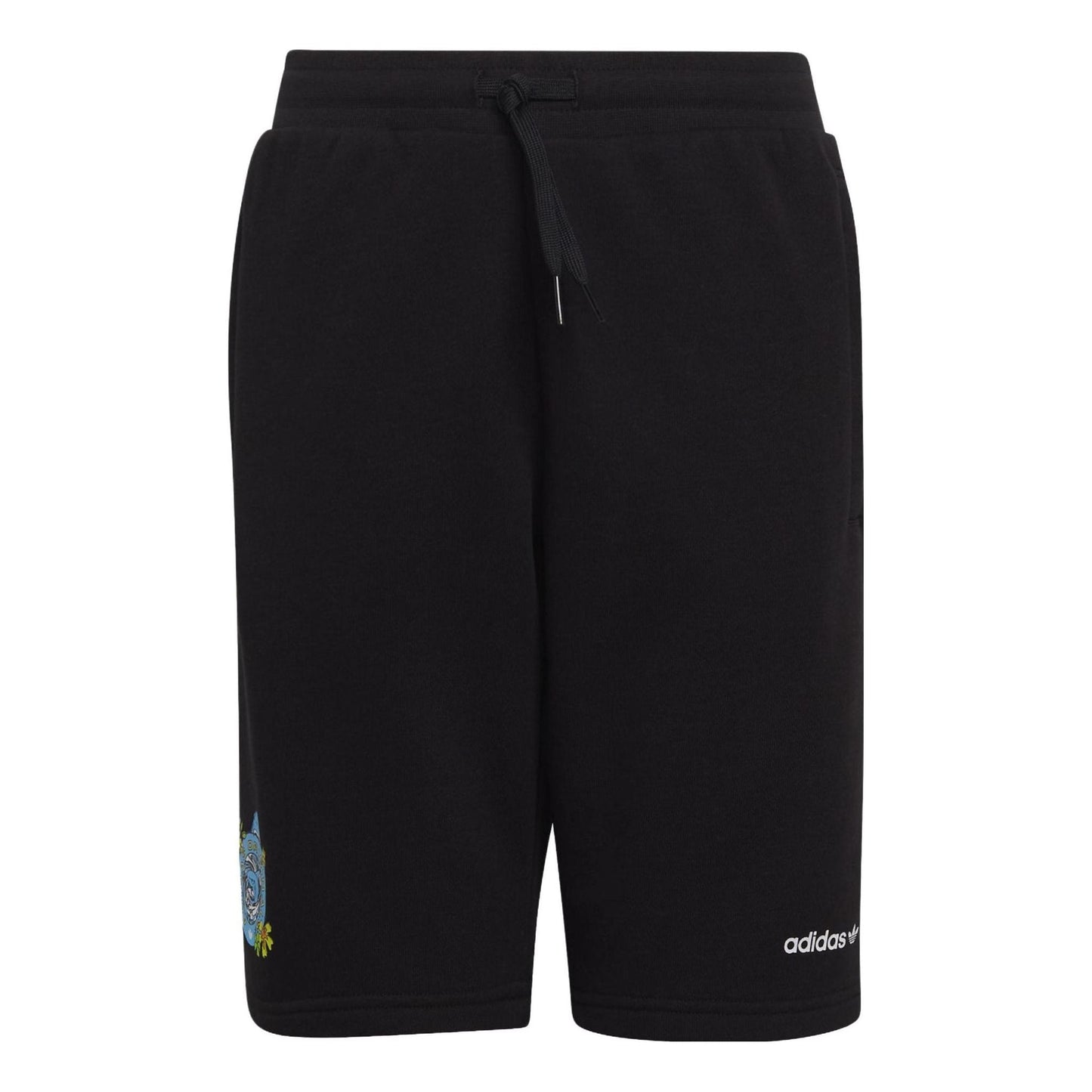 (GS) adidas Graphic Stoked Beach French Terry Shorts 'Black' HF7447