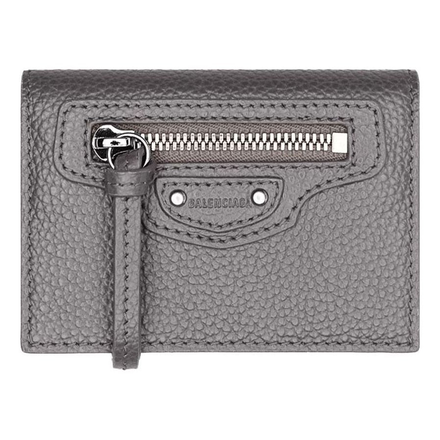 (WMNS) Balenciaga Neo Classic Mini Wallet 'Dark Grey' 64010715Y0Y1219