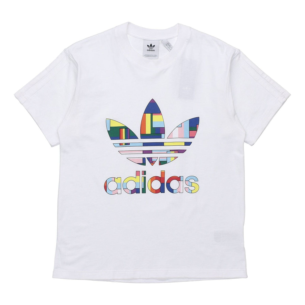 adidas originals Flag Lag Fill Tee Sports Short Sleeve White GD0953