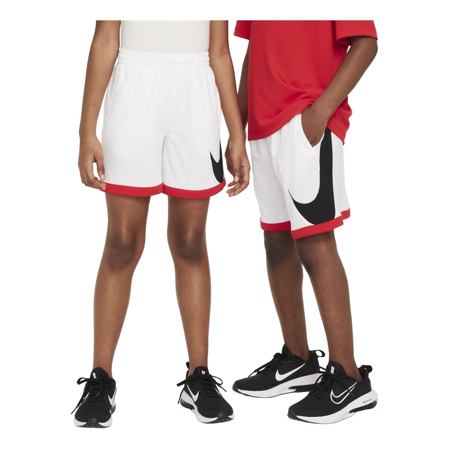 (GS) Nike Multi+ Dri-FIT Training Shorts 'White Black Red' FV0269-100
